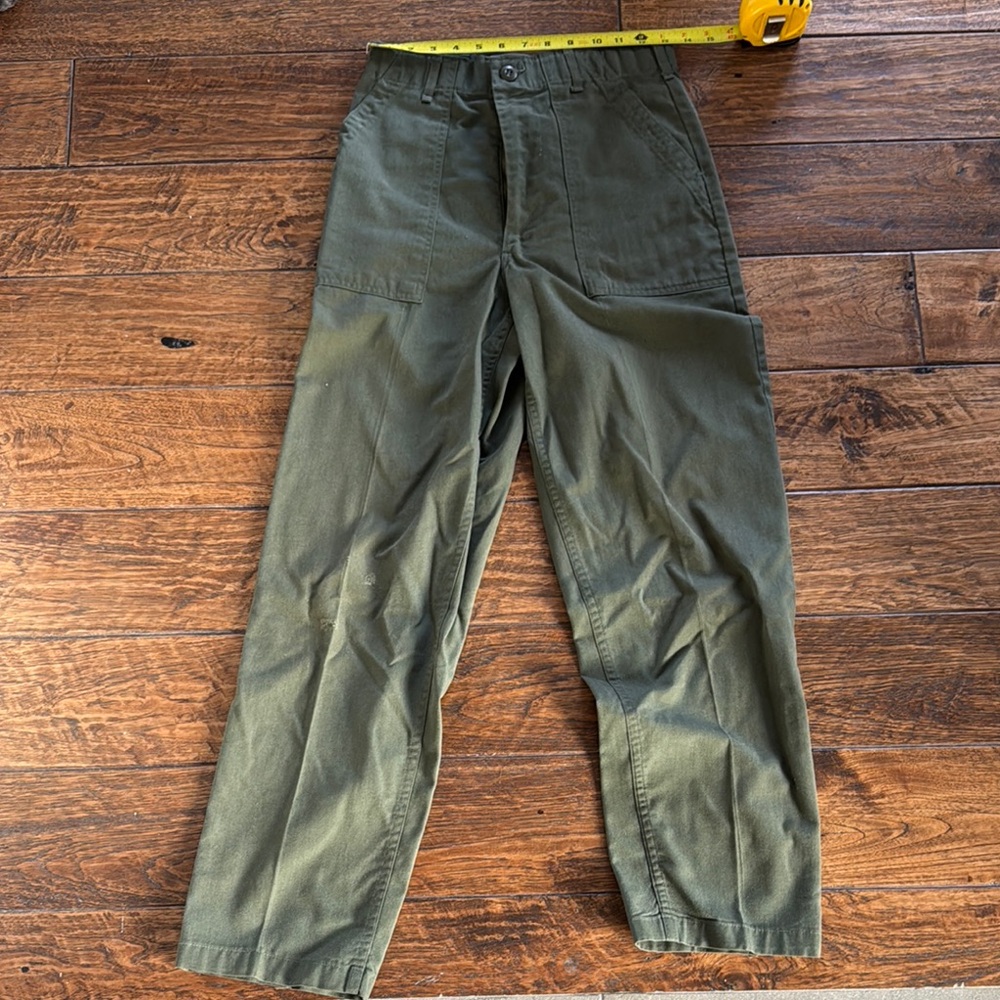Vintage military utility pants.